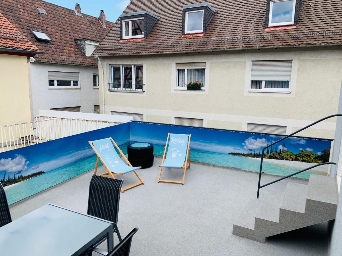 Schoenes Apartment Terrasse 2P. Stadtnah Wuerzburg Wlan Luaran gambar