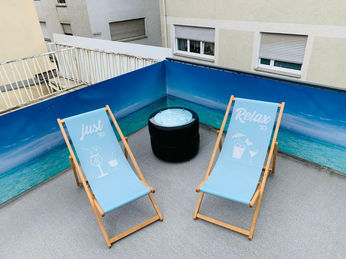 Schoenes Apartment Terrasse 2P. Stadtnah Wuerzburg Wlan Luaran gambar